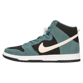 ナイキ(NIKE)のNIKE SB ナイキエスビー DUNK HIGH PRO MINERAL SLATE SUEDE ダンクハイ プロ ミネラルスレート スエード ハイカットスニーカー DQ3757-300 ブラック/グリーン US10/28.0cm(スニーカー)