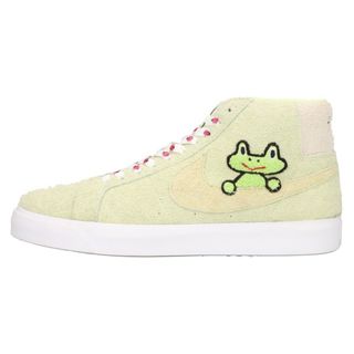 ナイキ(NIKE)のNIKE SB ナイキエスビー SB ZOOM BLAZER MID QS Frog Skateboards ズームブレーザーミッド フロッグスケートボード スニーカー ライム US9/27cm AH6158-300(スニーカー)