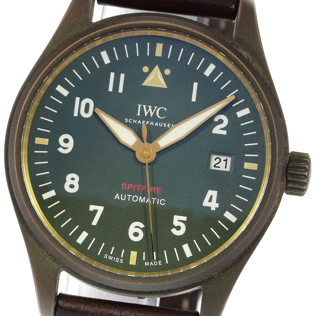 IWC(インターナショナルウォッチカンパニー)のIWC IWC SCHAFFHAUSEN IW326802 スピットファイア デイト 自動巻き メンズ 箱・保証書付き_810066 メンズの時計(腕時計(アナログ))の商品写真