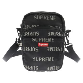 シュプリーム(Supreme)のSUPREME シュプリーム 16AW 3M Reflective Repeat Shoulder Bag リフレクティブ リピート ショルダーバッグ ブラック(ショルダーバッグ)