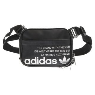 アディダス(adidas)のadidas アディダス FESTIVAL BAG ロゴプリント レザーショルダーバッグ ブラック GN4448-2CX001(ショルダーバッグ)