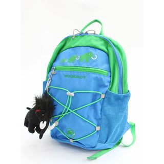 Mammut - 【春物 新入荷!】▲マムート/MAMMUT▲8L リュック/バックパック/バッグ スカイブルー×緑 マスコット付き アウトドア ハイキング ピクニック 遠足【中古】子供 キッズ kids 男の子 女の子 春夏秋冬 bagetc 523042