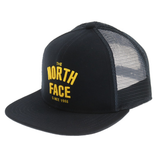 THE NORTH FACE - THE NORTH FACE ザノースフェイス Message Mesh CAP ロゴ刺繍 メッシュキャップ ネイビー/イエロー NN01921
