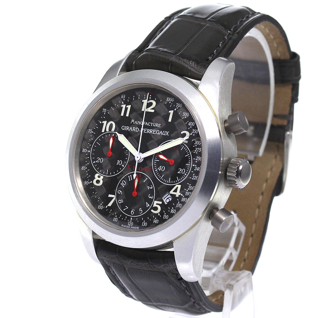 GIRARD-PERREGAUX(ジラールペルゴ)のジラール・ペルゴ GIRARD-PERREGAUX 4955 フェラーリ クロノグラフ デイト 自動巻き メンズ _806587 メンズの時計(腕時計(アナログ))の商品写真