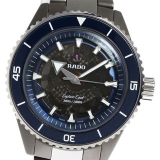 ラドー(RADO)のラドー RADO R32128202 キャプテンクック ハイテク セラミック 自動巻き メンズ 極美品 箱・保証書付き_810319(腕時計(アナログ))