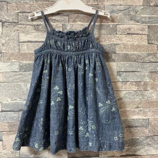 ベビーギャップ(babyGAP)のbabyGAP ワンピース キャミ 春 秋 70 スカート 綿100 ベビー服(ワンピース)