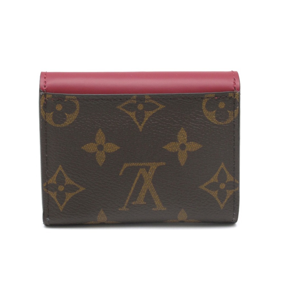 LOUIS VUITTON(ルイヴィトン)のLOUIS VUITTON (ルイ・ヴィトン) ポルトフォイユ ゾエ モノグラム フューシャ M62932 三つ折り財布 コンパクト ウォレット エッフェル塔スタンプ イニシャル レディース レディースのファッション小物(財布)の商品写真