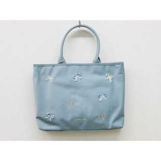 トッカバンビーニ(TOCCA BAMBINI)の【新入荷!】新品 未使用品〔トッカ/TOCCA BAMBINI〕トートバッグ/サブバッグ/かばん 水色 スワロフスキー 子供 キッズ kids ジュニア 女の子 春夏秋冬 bagetc 123042(レッスンバッグ)