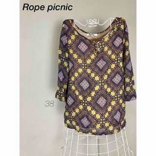 ロペピクニック(Rope' Picnic)の【大人気】Rope picnic トップス　ブラウス　胸元金ボタン(シャツ/ブラウス(長袖/七分))