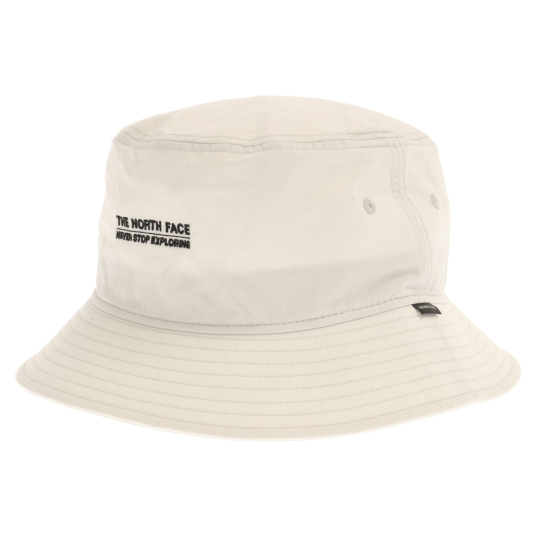 THE NORTH FACE(ザノースフェイス)のTHE NORTH FACE ザノースフェイス SPECIAL MAKE UP HAT ロゴ刺繍 バケットハット NN02141A ホワイト メンズの帽子(ハット)の商品写真