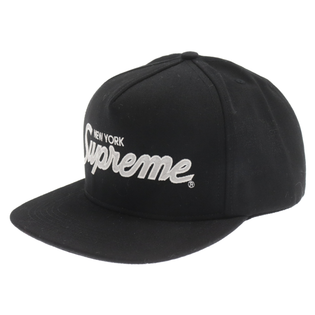 Supreme(シュプリーム)のSUPREME シュプリーム 22AW Classic Logo 6-Panel Cap ロゴ刺繍 6パネル キャップ ブラック メンズの帽子(キャップ)の商品写真