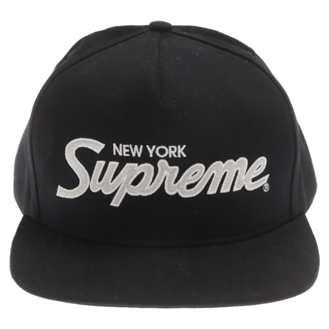 Supreme(シュプリーム)のSUPREME シュプリーム 22AW Classic Logo 6-Panel Cap ロゴ刺繍 6パネル キャップ ブラック メンズの帽子(キャップ)の商品写真