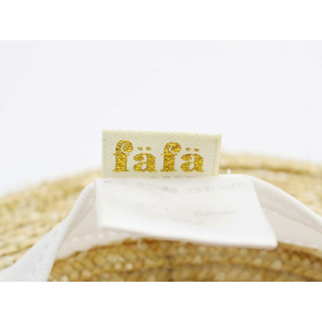 fafa(フェフェ)の【春夏物 新入荷!】◇フェフェ/fafa◇52cm カンカン帽/麦わら帽子/ストローハット ベージュ ピクニック 日よけ【中古】子供 キッズ kids 女の子 春夏 bagetc 723042 キッズ/ベビー/マタニティのこども用ファッション小物(帽子)の商品写真