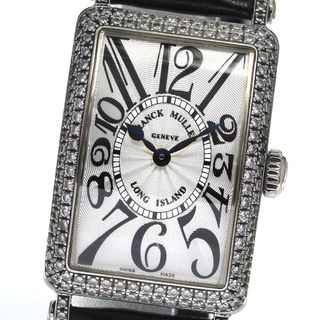 FRANCK MULLER - フランクミュラー FRANCK MULLER 902QZD ロングアイランド ダイヤベゼル K18WG クォーツ レディース _804876