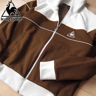 ルコックスポルティフ(le coq sportif)の美品 L ルコックスポルティフ メンズ ジャージ/ジャケット ブラウン(ジャージ)