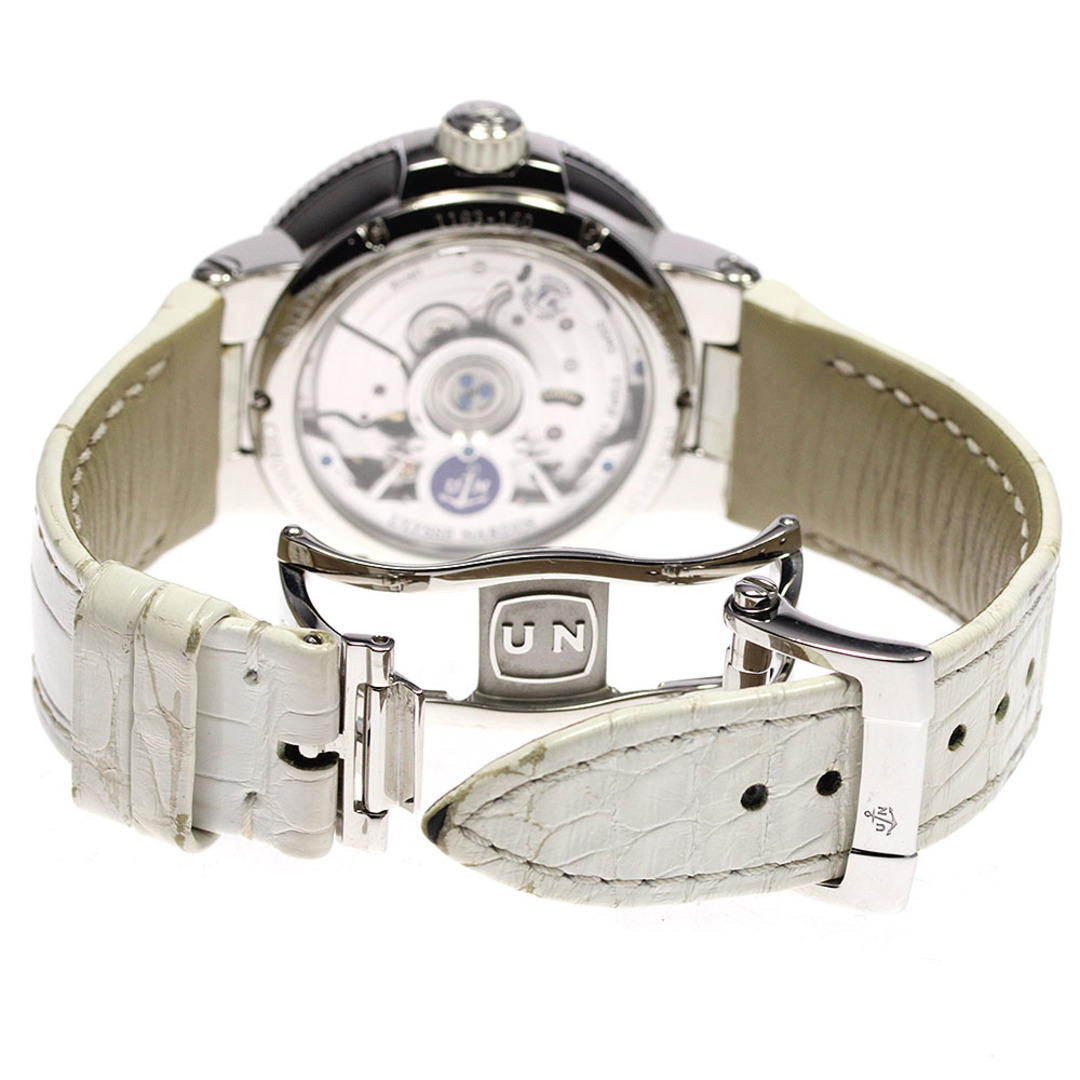 ULYSSE NARDIN(ユリスナルダン)のユリス・ナルダン Ulysse Nardin 1183-160 マリーン クロノメーター デイト 自動巻き メンズ 箱付き_805407 メンズの時計(腕時計(アナログ))の商品写真