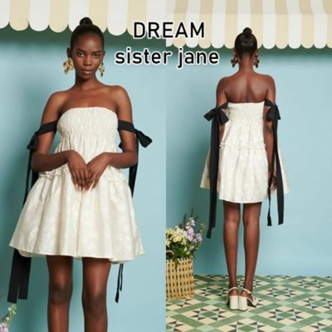 sister jane(シスタージェーン)のDREAM Sister Jane リボン ミニワンピース レディースのワンピース(ミニワンピース)の商品写真