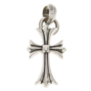 Chrome Hearts - CHROME HEARTS クロムハーツ CH CRS SML W BALE スモールCHクロスベイル Wベイル シルバーネックレストップ シルバー