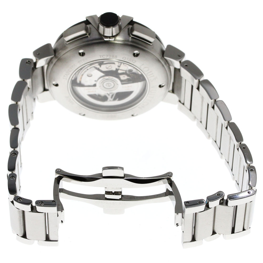 LOUIS VUITTON(ルイヴィトン)のルイ・ヴィトン LOUIS VUITTON Q1052 タンブール クロノグラフ GMT 自動巻き メンズ 良品 箱・保証書付き_808276 メンズの時計(腕時計(アナログ))の商品写真