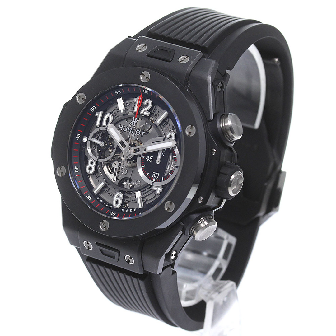 HUBLOT(ウブロ)のウブロ HUBLOT 411.CI.1170.RX ビッグバン ウニコ ブラックマジック クロノグラフ 自動巻き メンズ 保証書付き_804744 メンズの時計(腕時計(アナログ))の商品写真