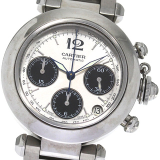 カルティエ(Cartier)のカルティエ CARTIER W31048M7 パシャC クロノグラフ 自動巻き ボーイズ _806568(腕時計(アナログ))