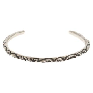 クロムハーツ(Chrome Hearts)のCHROME HEARTS クロムハーツ BANGLE SCROLL/スクロールバンド シルバーブレスレット バングル(バングル/リストバンド)