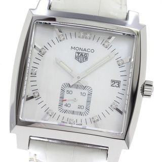 タグホイヤー(TAG Heuer)のタグホイヤー TAG HEUER WAW131B モナコ 12Pダイヤ クォーツ メンズ 良品 _808558(腕時計(アナログ))