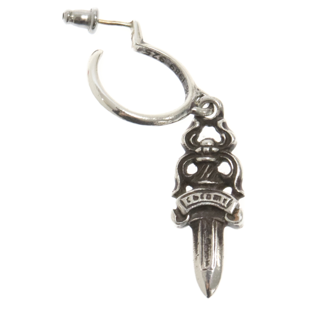 Chrome Hearts(クロムハーツ)のCHROME HEARTS クロムハーツ No5 DAGGER #5 ダガーフープピアス シルバー メンズのアクセサリー(ピアス(片耳用))の商品写真