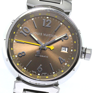 ルイヴィトン(LOUIS VUITTON)のルイ・ヴィトン LOUIS VUITTON Q1132 タンブール デイト GMT 自動巻き メンズ _810196(腕時計(アナログ))