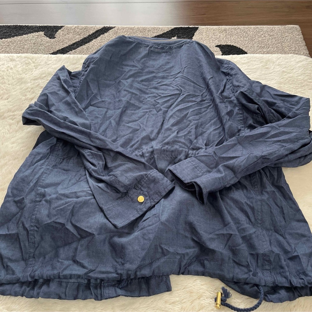 デニム　ミリタリージャケット レディースのジャケット/アウター(ミリタリージャケット)の商品写真