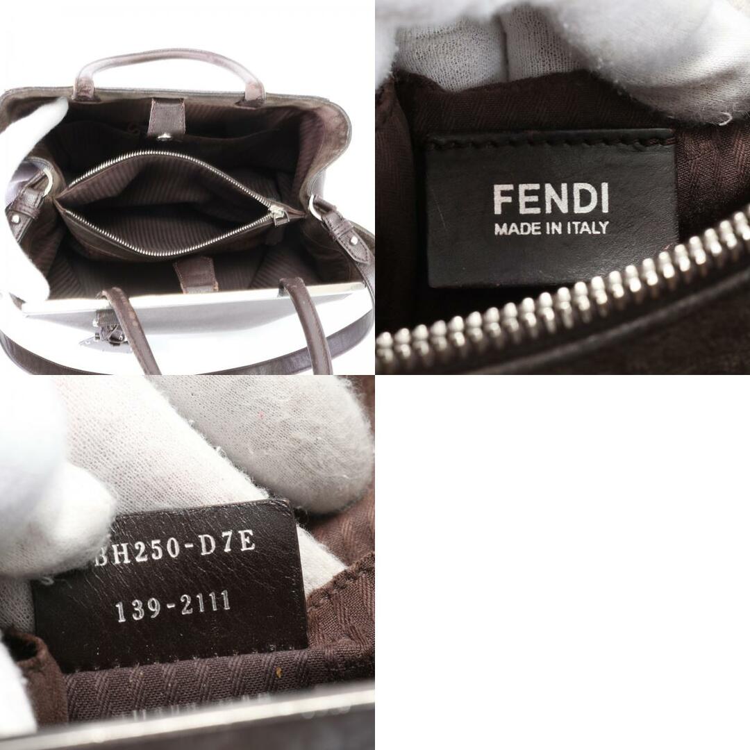 FENDI(フェンディ)のフェンディ 2JOURS トゥージュール 8BH-250 2WAY ショルダーバッグ 肩掛け トート ハンド 本革 ブラウン 茶色 レディース YYM U9-2 レディースのバッグ(ショルダーバッグ)の商品写真