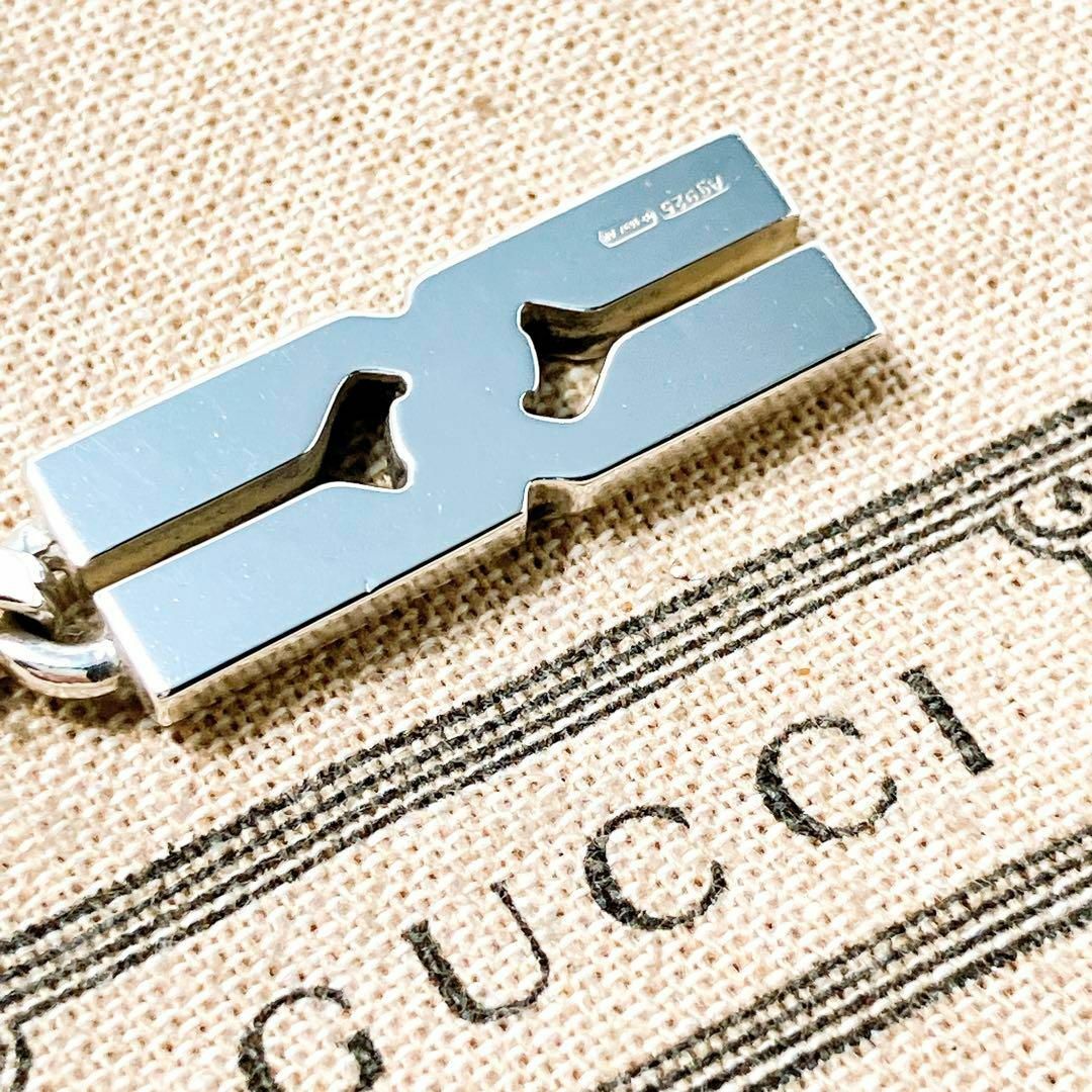 Gucci(グッチ)の【洗浄済】グッチ GUCCI 925 ネックレス シルバー メンズ ON94 メンズのアクセサリー(ネックレス)の商品写真