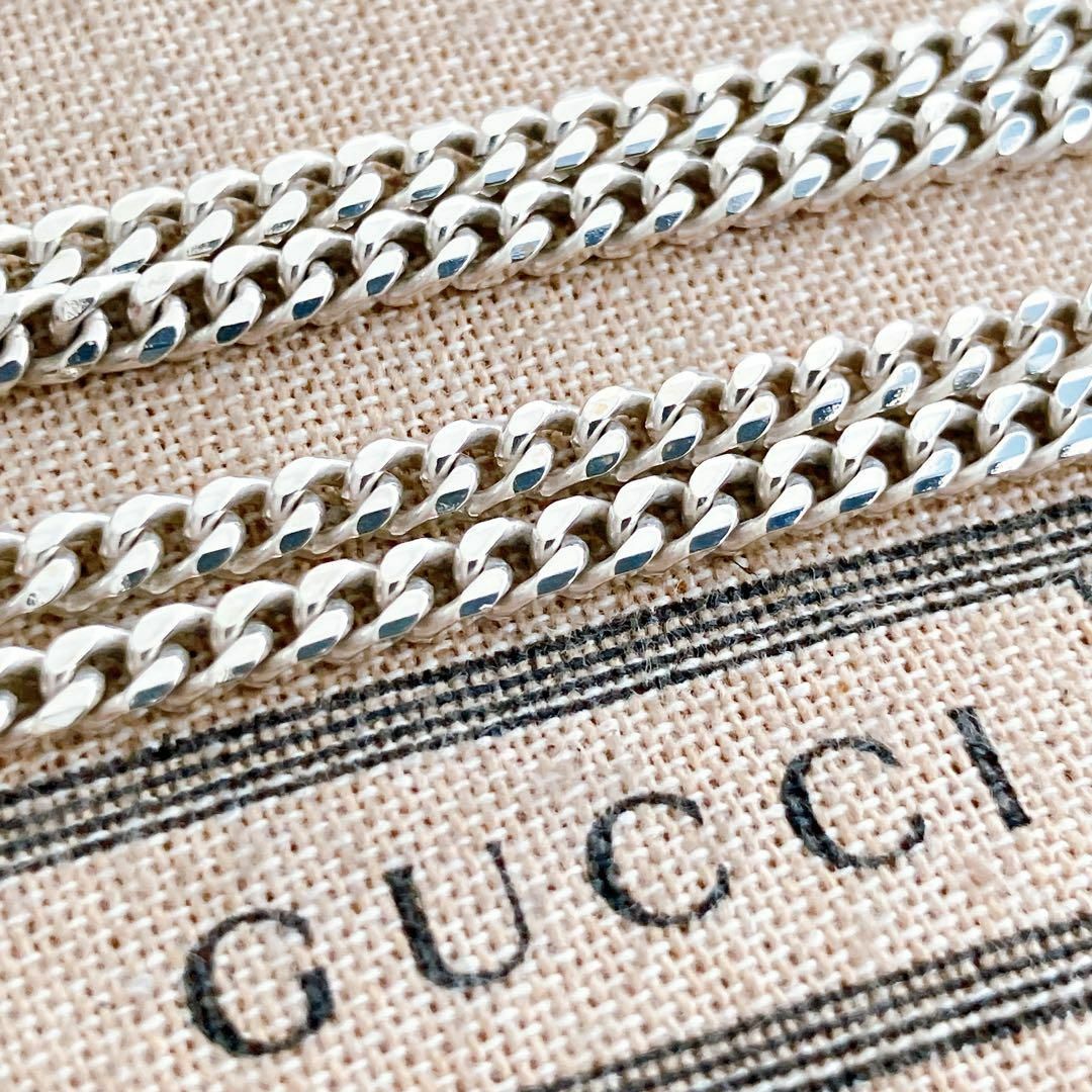 Gucci(グッチ)の【洗浄済】グッチ GUCCI 925 ネックレス シルバー メンズ ON94 メンズのアクセサリー(ネックレス)の商品写真