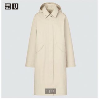 ユニクロ(UNIQLO)のユニクロU フーデットコート S(スプリングコート)