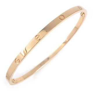 カルティエ(Cartier)のカルティエ Cartier ブレスレット ラブ SM B6047319 K18PG / #19 【箱・保付き】 【中古】(ブレスレット/バングル)