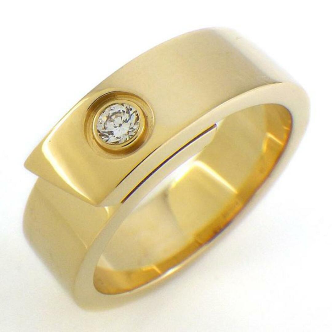 Cartier(カルティエ)のカルティエ Cartier リング アニバーサリー 1ポイント ダイヤモンド K18YG 12号 / #52 【中古】 レディースのアクセサリー(リング(指輪))の商品写真