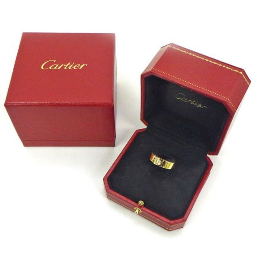 Cartier(カルティエ)のカルティエ Cartier リング アニバーサリー 1ポイント ダイヤモンド K18YG 12号 / #52 【中古】 レディースのアクセサリー(リング(指輪))の商品写真