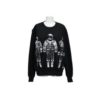 CHANEL - CHANEL シャネル アポロ 宇宙飛行士 トレーナー スウェット P57465K07601 サイズ36 コットン ブラック ホワイト 美品 中古 61688