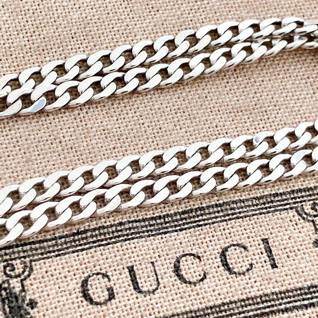 Gucci(グッチ)の【洗浄済】グッチ GUCCI 925 ネックレス シルバー レディース ON96 レディースのアクセサリー(ネックレス)の商品写真