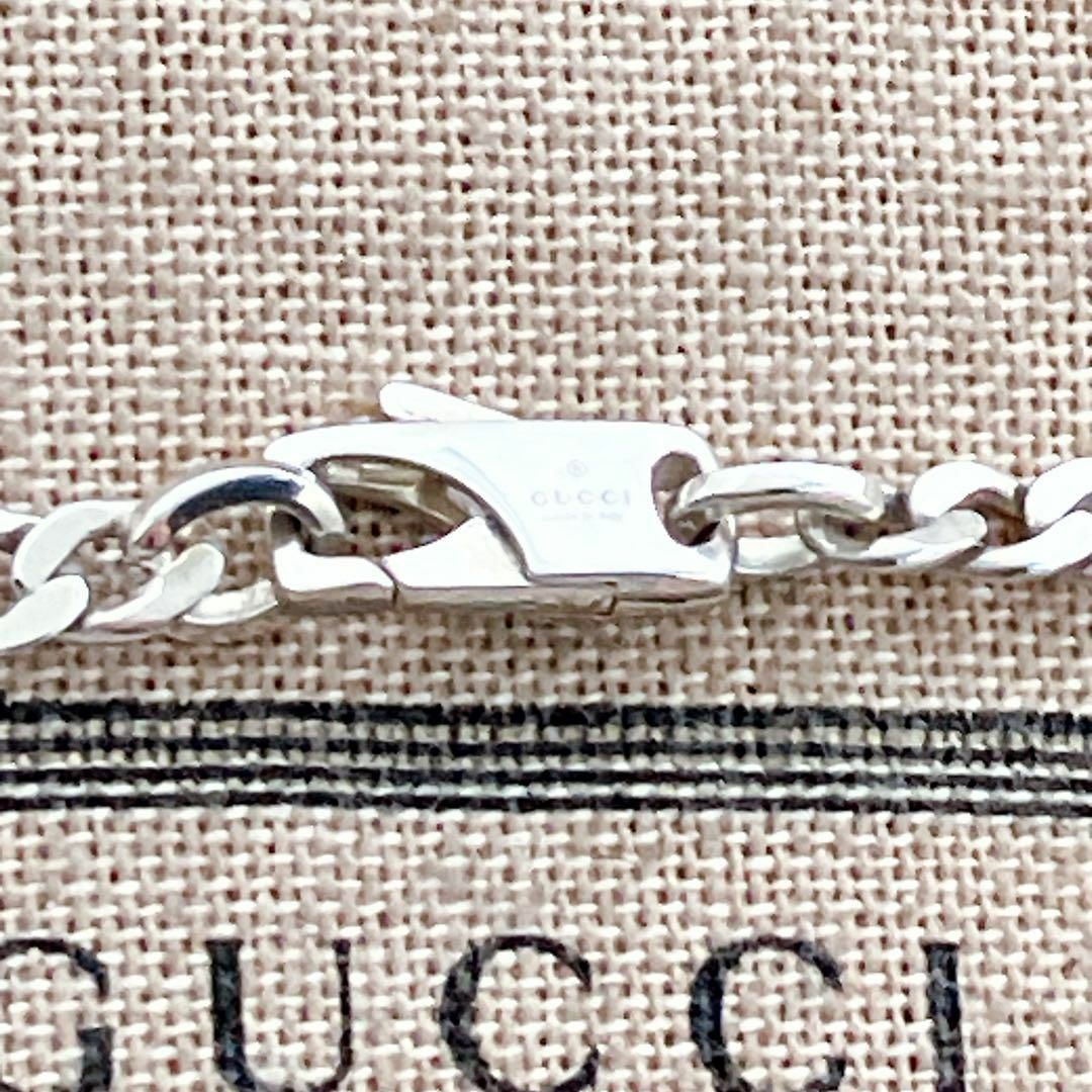Gucci(グッチ)の【洗浄済】グッチ GUCCI 925 ネックレス シルバー レディース ON96 レディースのアクセサリー(ネックレス)の商品写真