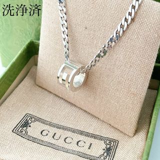 グッチ(Gucci)の【洗浄済】グッチ GUCCI 925 ネックレス シルバー レディース ON96(ネックレス)