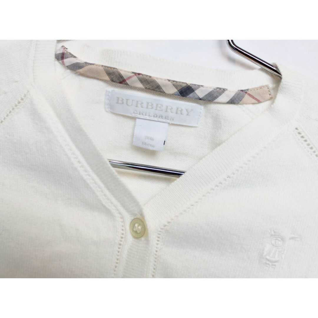 BURBERRY(バーバリー)の【春物 新入荷!】[バーバリー/BURBERRY]86cm カーディガン 白【中古】子供服 キッズ kids ベビー服 baby 女の子 春秋 tops 623042 キッズ/ベビー/マタニティのベビー服(~85cm)(カーディガン/ボレロ)の商品写真