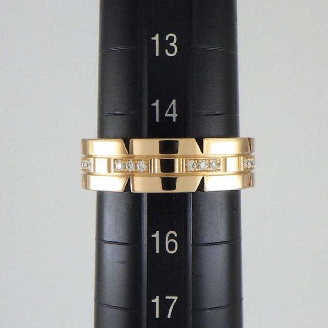 Cartier(カルティエ)のカルティエ Cartier リング タンク フランセーズ 24ポイント ダイヤモンド K18PG 15号 / #55 【中古】 レディースのアクセサリー(リング(指輪))の商品写真