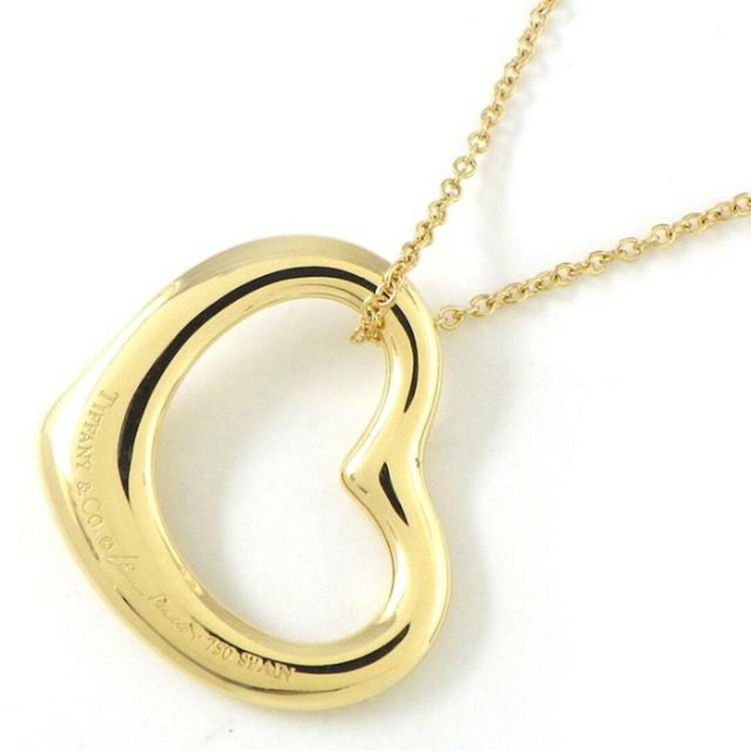ティファニー Tiffany & Co. ネックレス オープン ハート 22mm幅モデル K18YG 【中古】 ティファニー Tiffany & Co. ネックレス オープン ハート 22mm幅モデル K18YG 【中古】