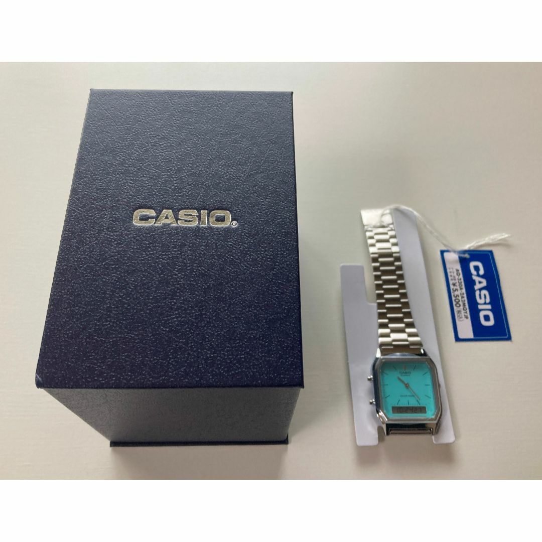 CASIO ターコイズブルー AQ-230A-2A2MQYJF チープカシオの通販 CASIO ターコイズブルー AQ-230A-2A2MQYJF チープカシオの通販