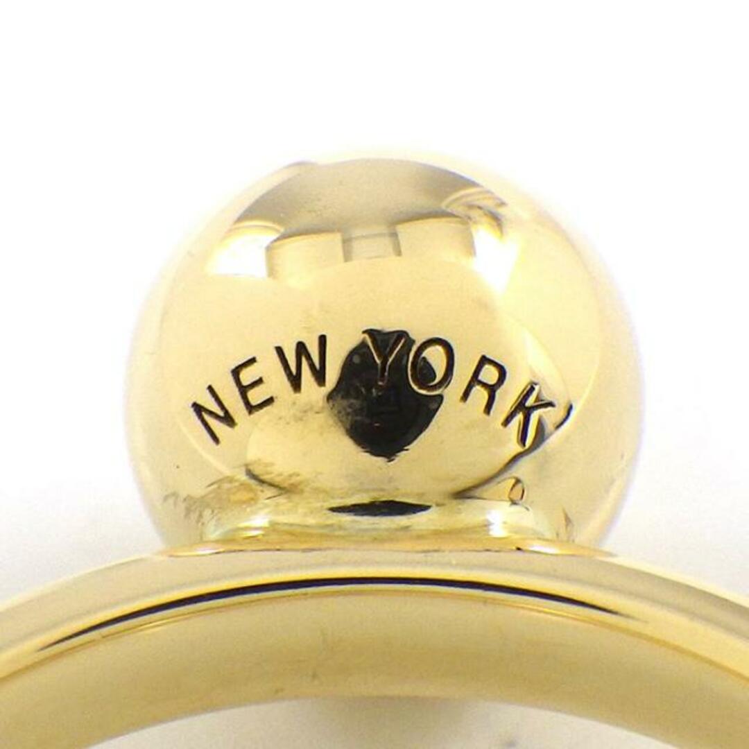 Tiffany & Co.(ティファニー)のティファニー Tiffany & Co. リング ハードウェア ボール ニューヨーク ロゴ K18YG 12号 【中古】 レディースのアクセサリー(リング(指輪))の商品写真