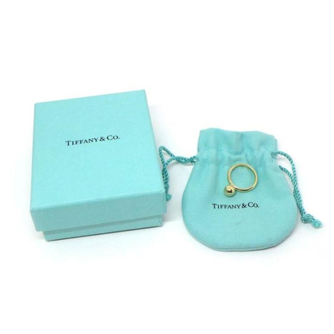 Tiffany & Co.(ティファニー)のティファニー Tiffany & Co. リング ハードウェア ボール ニューヨーク ロゴ K18YG 12号 【中古】 レディースのアクセサリー(リング(指輪))の商品写真