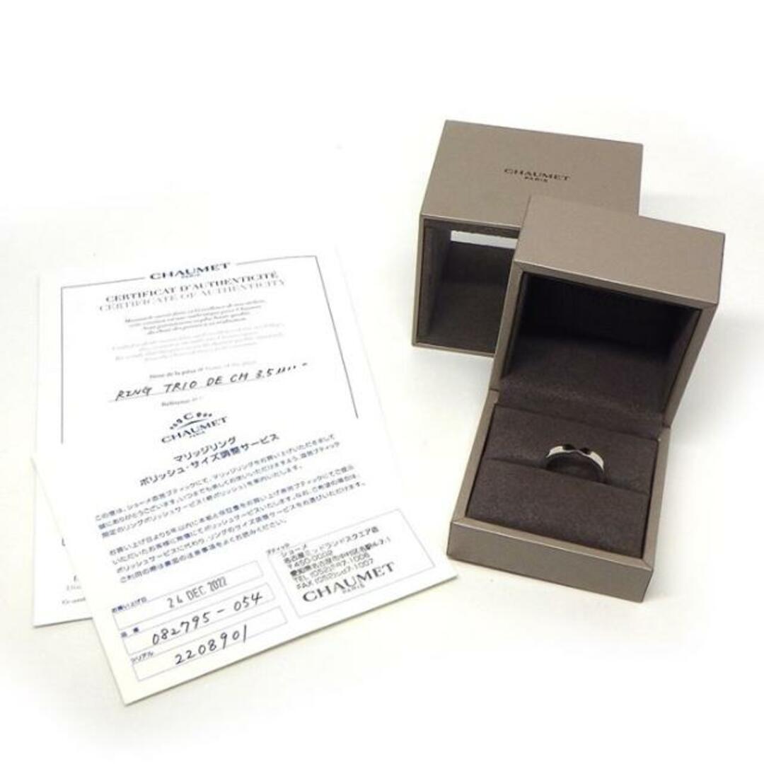 CHAUMET(ショーメ)のショーメ Chaumet リング トリオンフ ドゥ 082795 プリュム PT950 13.5号 / #54 【箱・保付き】 【中古】 レディースのアクセサリー(リング(指輪))の商品写真