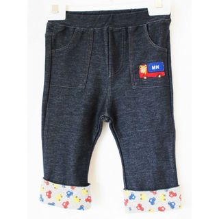 ミキハウス(mikihouse)の【春物 新入荷!】[ミキハウス/mikihouse]80cm ロングパンツ/長ズボン 紺 裾2way【中古】子供服 キッズ kids ベビー服 baby 男の子 春秋 bottoms 623042(パンツ)