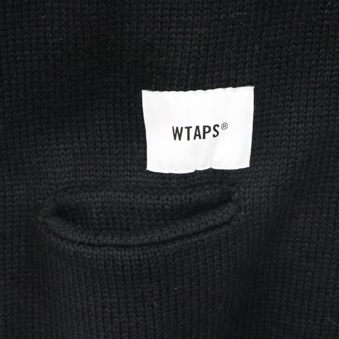W)taps(ダブルタップス)のWTAPS ダブルタップス 23AW Palmer / Sweater / Poly Black パーマー セーター ポリ ブラック 232MADT-KNM03 メンズのトップス(ニット/セーター)の商品写真